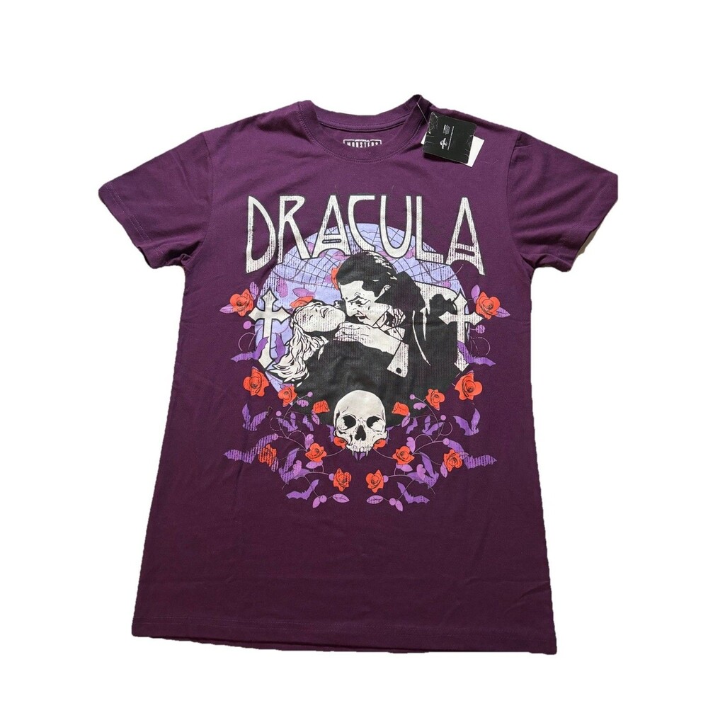 Dracula Universal Monsters Bela Lugosi Purple t-shirt Pop Culture Multiple Sizes